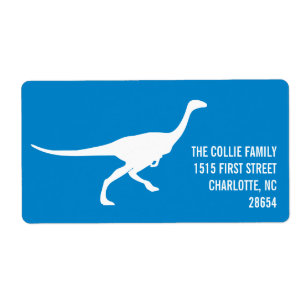 Etiqueta de endereço feita sob encomenda da cor d