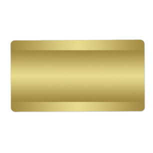 Etiqueta de endereço goldtone do impressão em ca