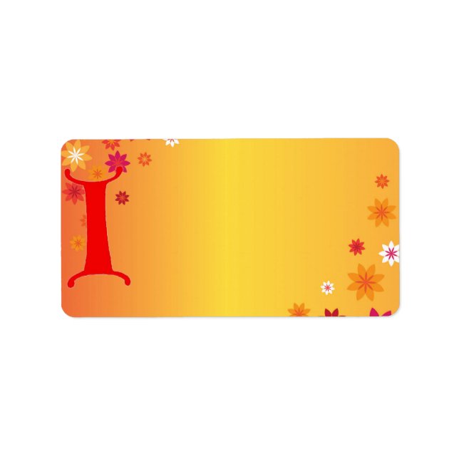 Etiqueta de Endereço I Carta (Frente)
