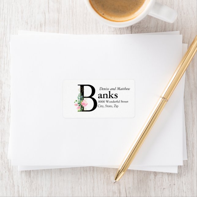 Etiqueta de Endereço Magnolia (Insitu)