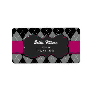 etiqueta de endereço na moda