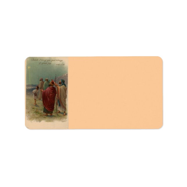 Etiqueta de Endereço Natal (Frente)