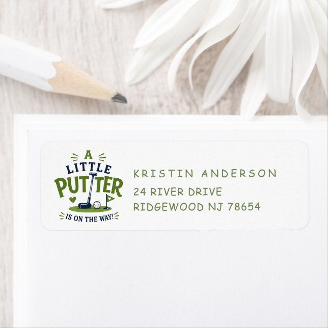 Etiqueta de Endereço para Chá de Bebê Little Putte (Insitu)