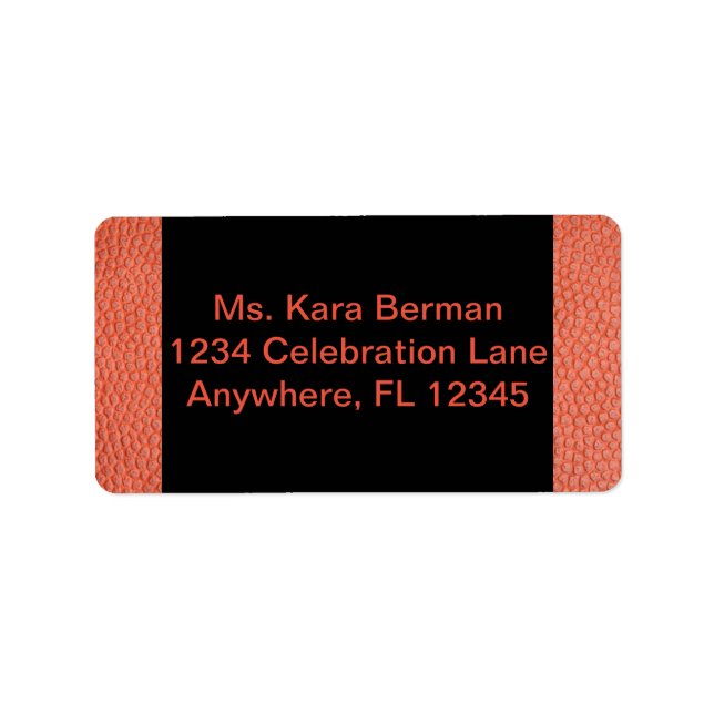 Etiqueta de Endereço para Coleção de Hoops (Frente)