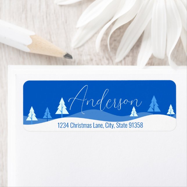 Etiqueta de Endereço para Devolução de Neve Invern (Insitu)