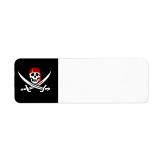 Etiqueta de Endereço Pirata Jolly Jack