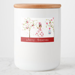 Etiqueta de enlatamento das reservas de cereais