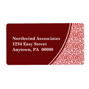 Etiqueta de Entrega abstrato Scribbles