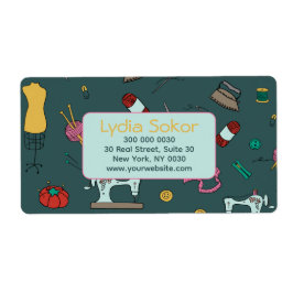 Etiqueta de Entrega de Personalização de Boutique 