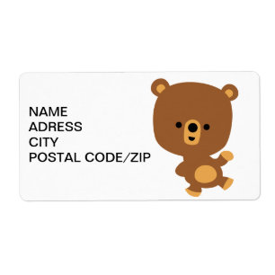 Etiqueta de Entrega do Urso de 'Boa Vista'