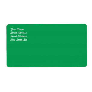 Etiqueta de Entrega Verde