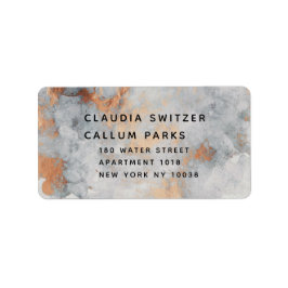 Etiqueta de Envelope de Devolução RSVP de Casament