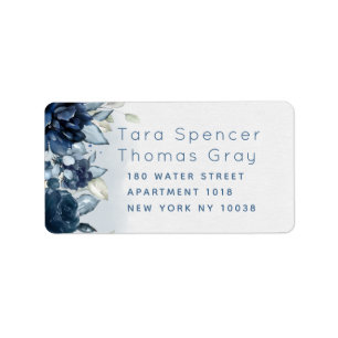 Etiqueta de Envelope de Devolução RSVP de Rosas em