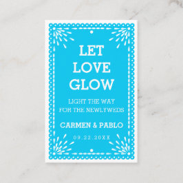 Etiqueta de Envio de Casamento Mexicano Colorida P