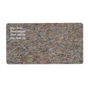 Etiqueta de Envio de Mármore Marble Rusty