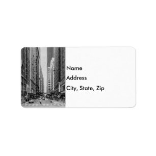 Etiqueta de Escala de Cinza da Madison Street Chic