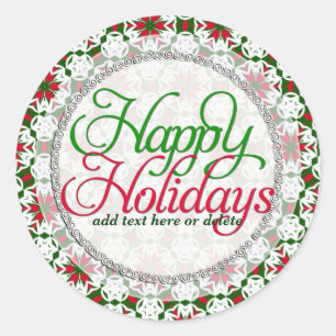 Etiqueta de etiquetas de presentes para Feriados F