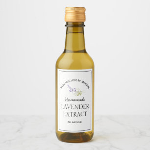 Etiqueta de Extração de lavanda