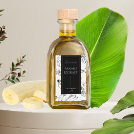 Etiqueta de Extrato de Banana Homemade Sketch