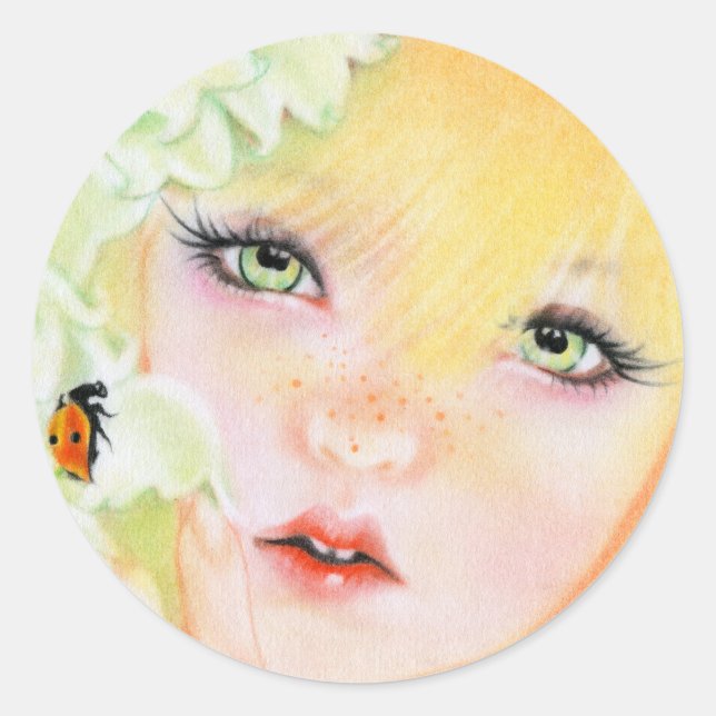 Etiqueta de fada Ladybug (Frente)