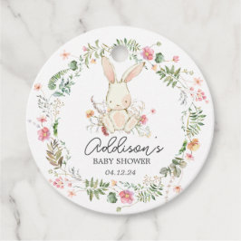 Etiqueta de favor coelho, etiqueta de favor de coe