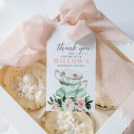 Etiqueta de Favor da Festa de Chá Festa de anivers