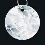 ETIQUETA DE FAVOR DE AGRADECIMENTO | Folhagem Azul<br><div class="desc">ETIQUETA DE FAVOR DE AGRADECIMENTO | Folhagem Aquarela Rústica - Azul Empoeirada A arte botânica simples combina bem com o conjunto de casamento desta coleção. Isto faz parte da nossa coleção de casamento combinando Folhagem Azul Empoeirada Aquarela</div>