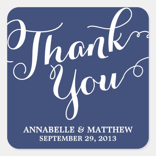 Etiqueta de Favor de Caligrafia Manuscrita (Frente)