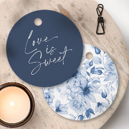 Etiqueta de Favor de Casamento Amor é Doce 