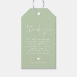 Etiqueta de Favor de Casamento de Mola de Pastel V