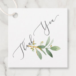 Etiqueta de Favor de Casamento Elegante