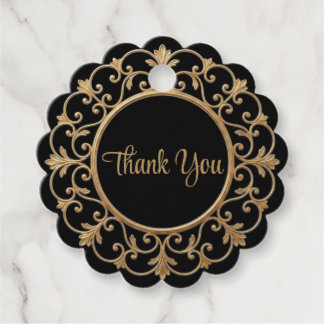 Etiqueta de Favor de Casamento Elegante Dark Gothi