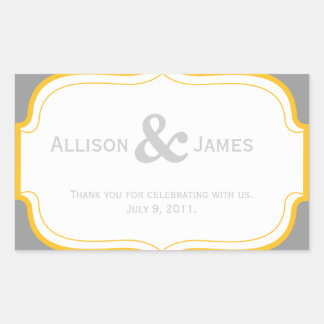 Etiqueta de Favor de Casamento Personalizável