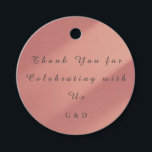 Etiqueta de Favor de Casamento Rosa Bege<br><div class="desc">Uma etiqueta de favor rosa bege suave projetada para adicionar um toque caloroso e pessoal ao seu dia especial.
Ideal para favores de casamento,  presentes de festa e embalagens decorativas.
Simples,  elegante e perfeita para celebrações românticas modernas.</div>