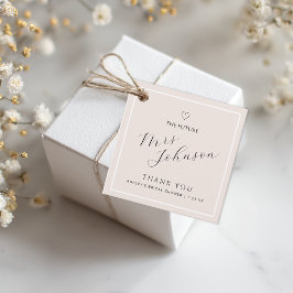 Etiqueta de Favor de Chá de Panela | A Futura Sra.