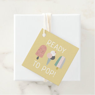 Etiqueta de Favor de Chás de Bebê Boho Pronta para