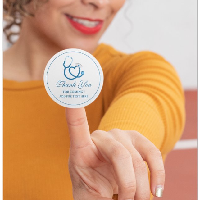 Etiqueta de Favor de Enfermeiro de Estetoscópio Bo (Criador carregado)