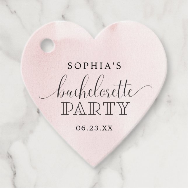 Etiqueta de Favor de Festa de Despedida de Solteir (Frente)