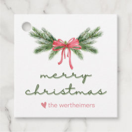 Etiqueta de Favor do Arco de Natal