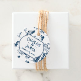 Etiqueta de Favor do Casamento Personalizado do Ma