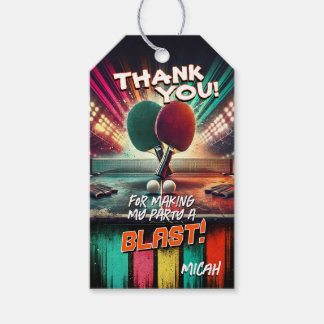 Etiqueta de favor do Ping Pong
