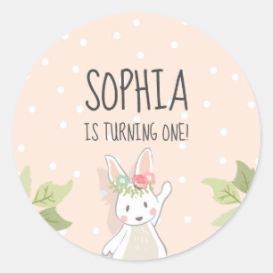 Etiqueta de Favor do Some Bunny Adesivo Topo de Cu