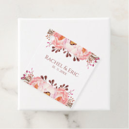 Etiqueta de Favor Personalizada de Casamento de Bl