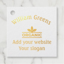 Etiqueta de Favor Personalizada em Folha de Flandr