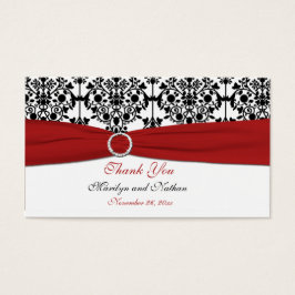 Etiqueta de favorecimento do Casamento tema damasc