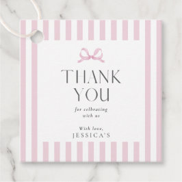 Etiqueta de favorecimento do Chá de fraldas com ri