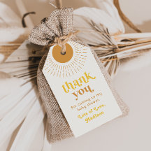 Etiqueta de favorecimento do Chá de fraldas Sun |