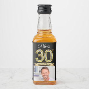 Etiqueta de Favorito de Mini Liquor de aniversári