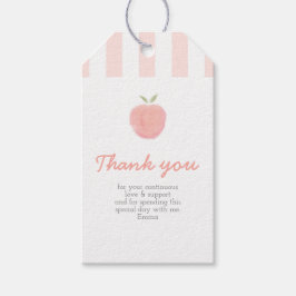 Etiqueta de Favorito do Retângulo Pêssego, Cor-de-