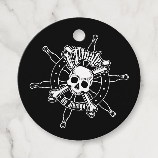 Etiqueta de Favorito Pirata (Frente)